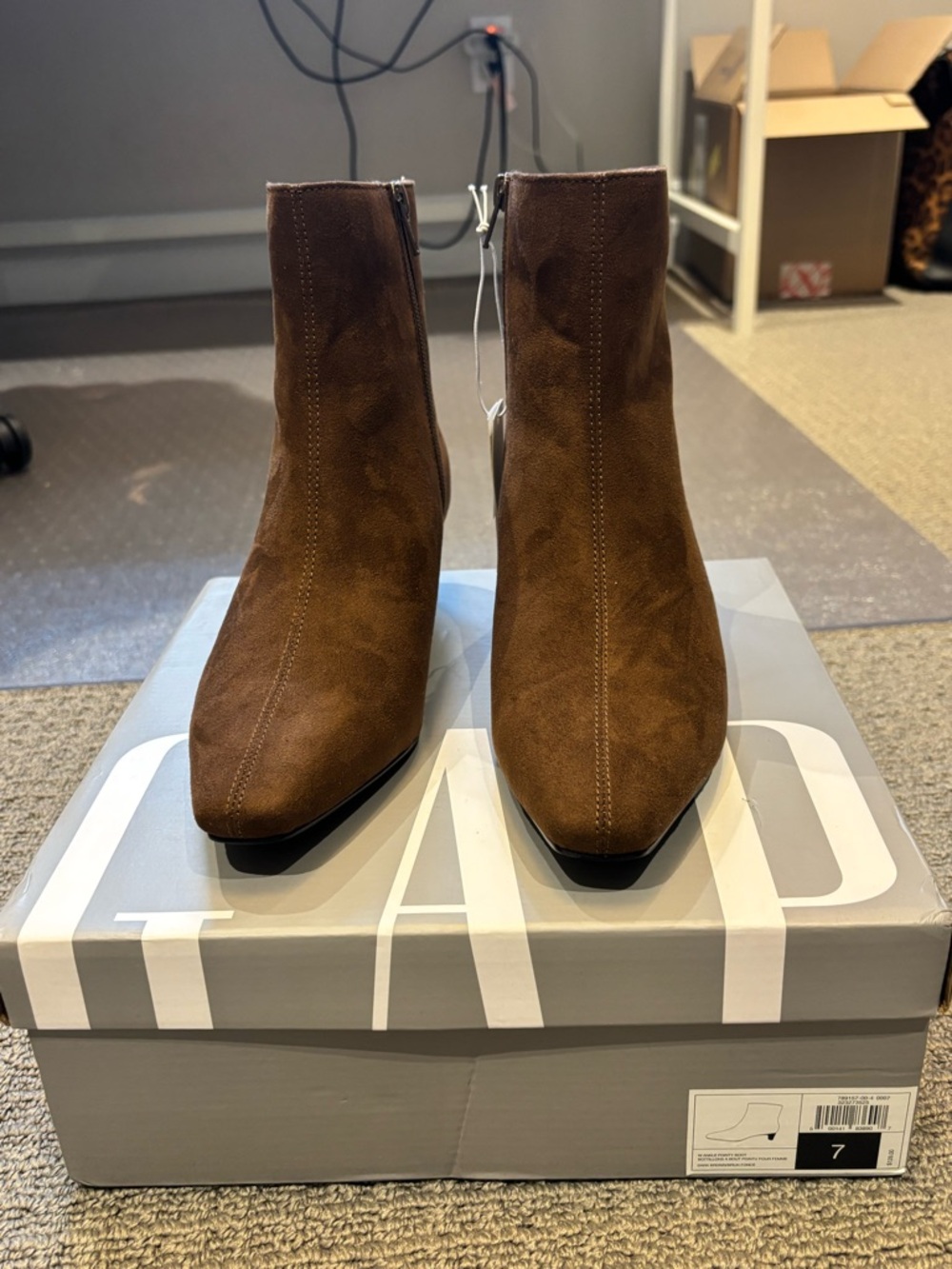 GAP Brown Suede Ankle Boots